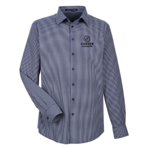 Men's Tonal Mini Check Woven Shirt