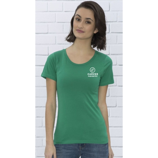 Ladies Eurospun Ring Spun Tee