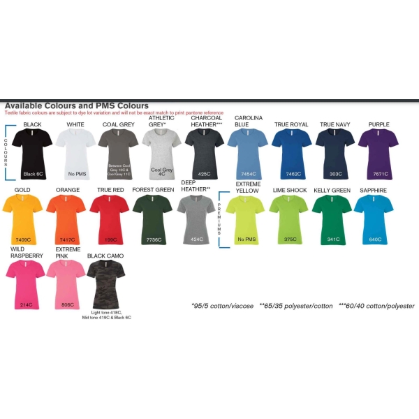Ladies Eurospun Ring Spun Tee - Image 3