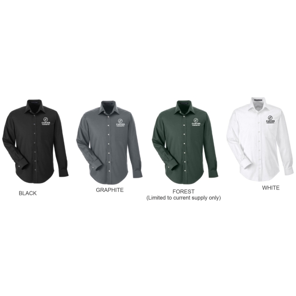 Mens Devon & Jones Solid Stretch Button Up - Image 3