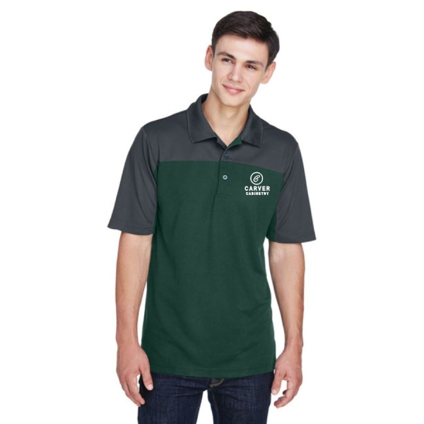 Mens Colourblock Performance Polo - Image 3