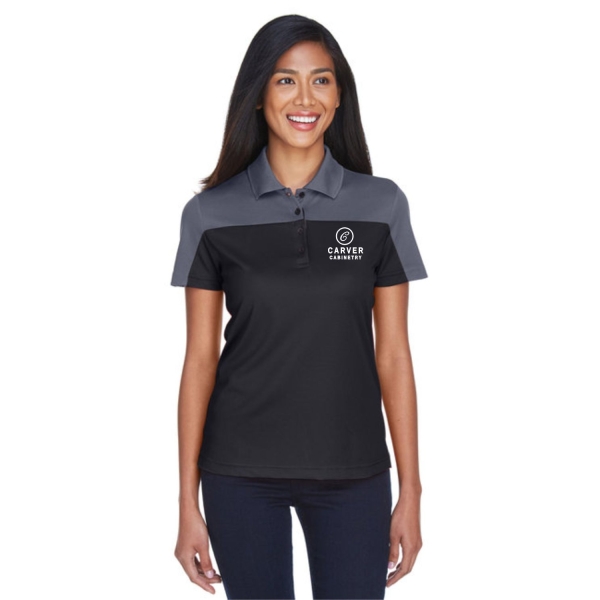 Ladies Colourblock Performance Polo