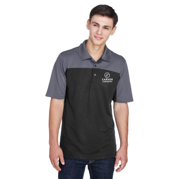 Mens Colourblock Performance Polo