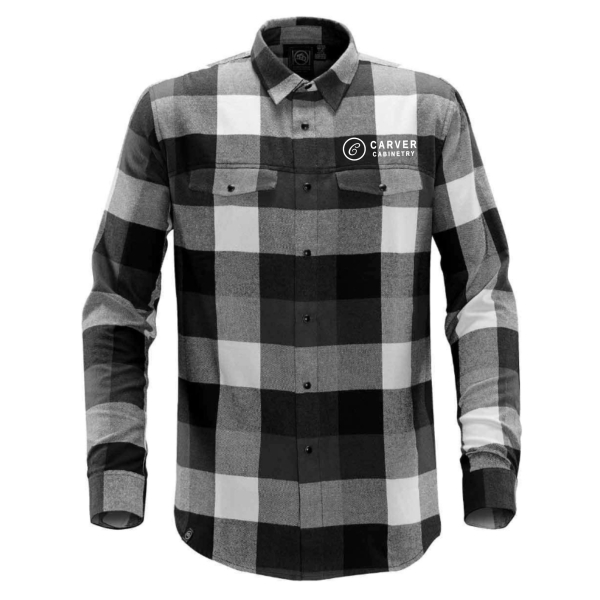 Mens Logan Snap Front Plaid Shirt